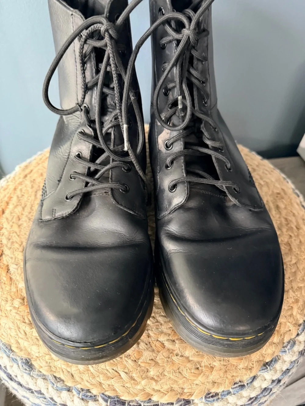 Dr Martens Combs Leather Combat Boots